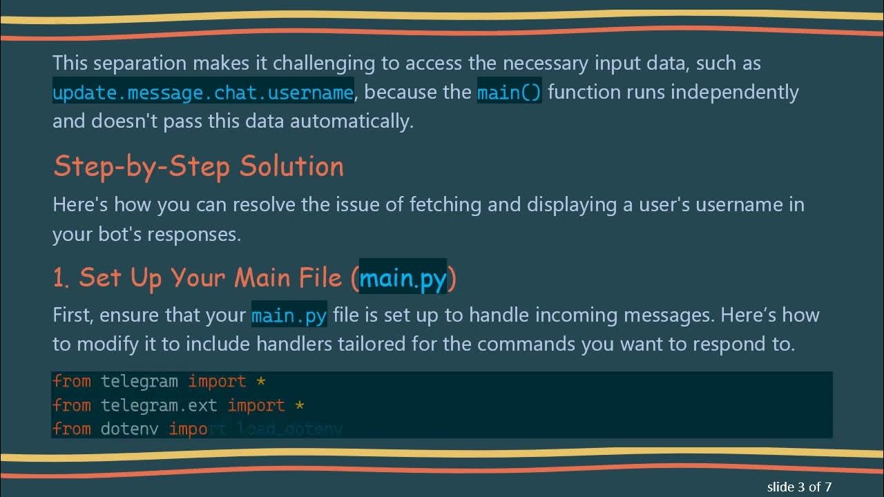 How to Get the Username of an Author Using a Telegram Bot in Python ...