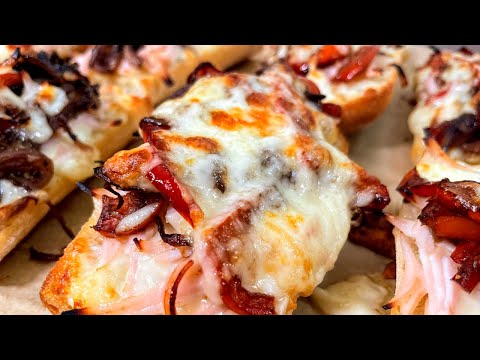 Вкусные горячие бутерброды: быстрый рецепт
