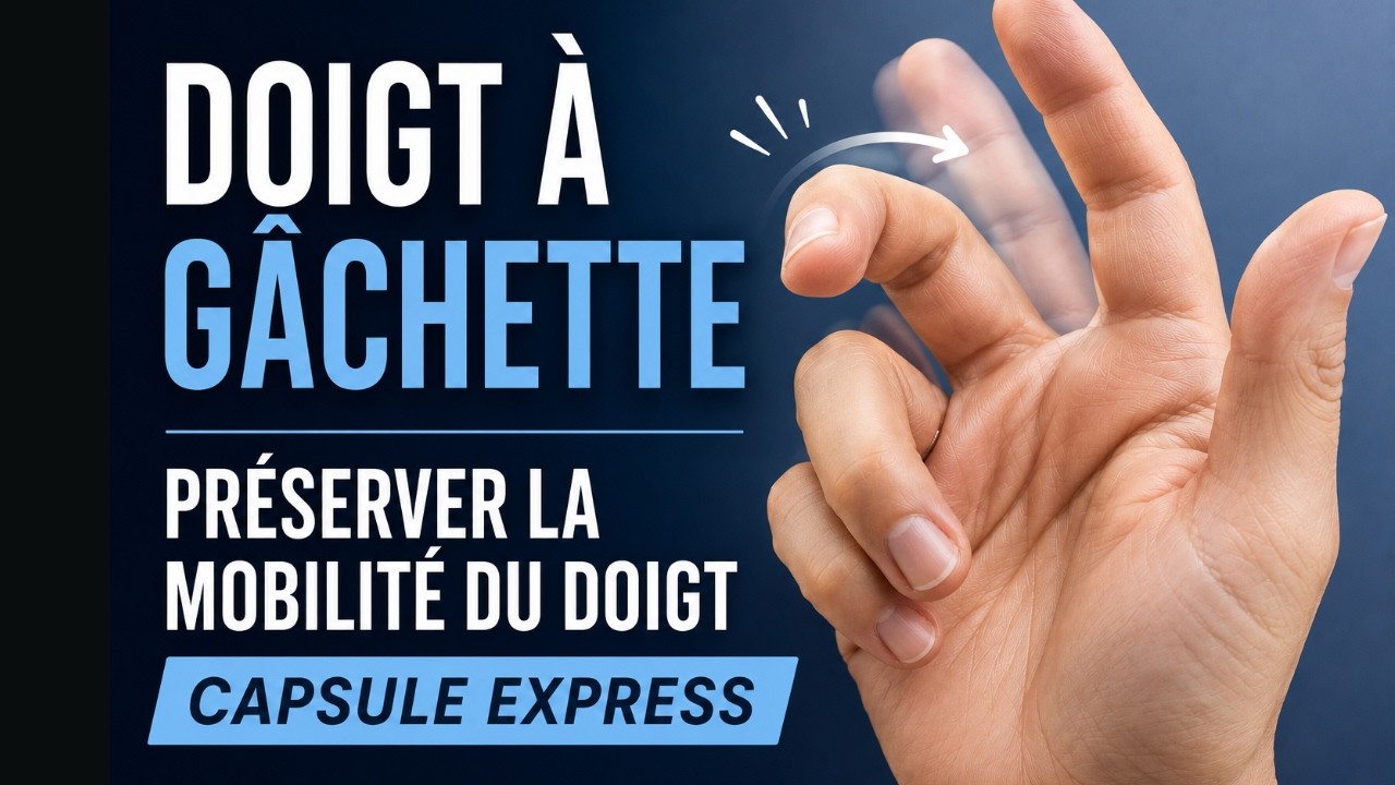 Doigt à gâchette : préserver la mobilité du doigt