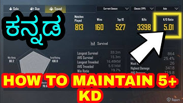 NOW ANY ONE CAN MAINTAIN 5+ KD IN SQUADE ASIA IN NEW KD SYSTEM | HOW TO MAINTAIN KD IN KANNADA | KD