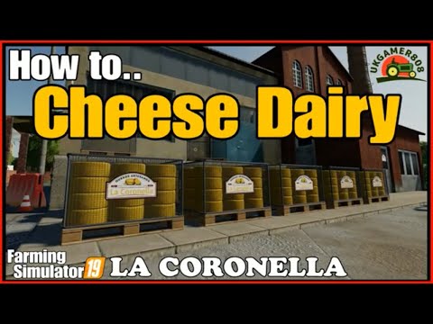 LA CORONELLA MAP fs19 Cheese Dairy Farming simulator 19