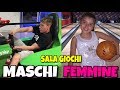 MASCHI VS FEMMINE ALLA SALA GIOCHI