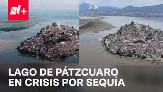Lago de Pátzcuaro, Michoacán, enfrenta situación crítica por sequía - En Punto