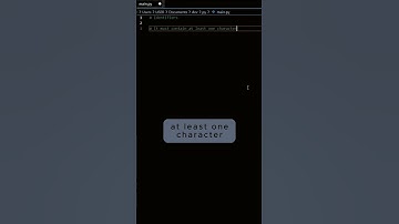 Understanding Python Identifiers  #code #programming #python