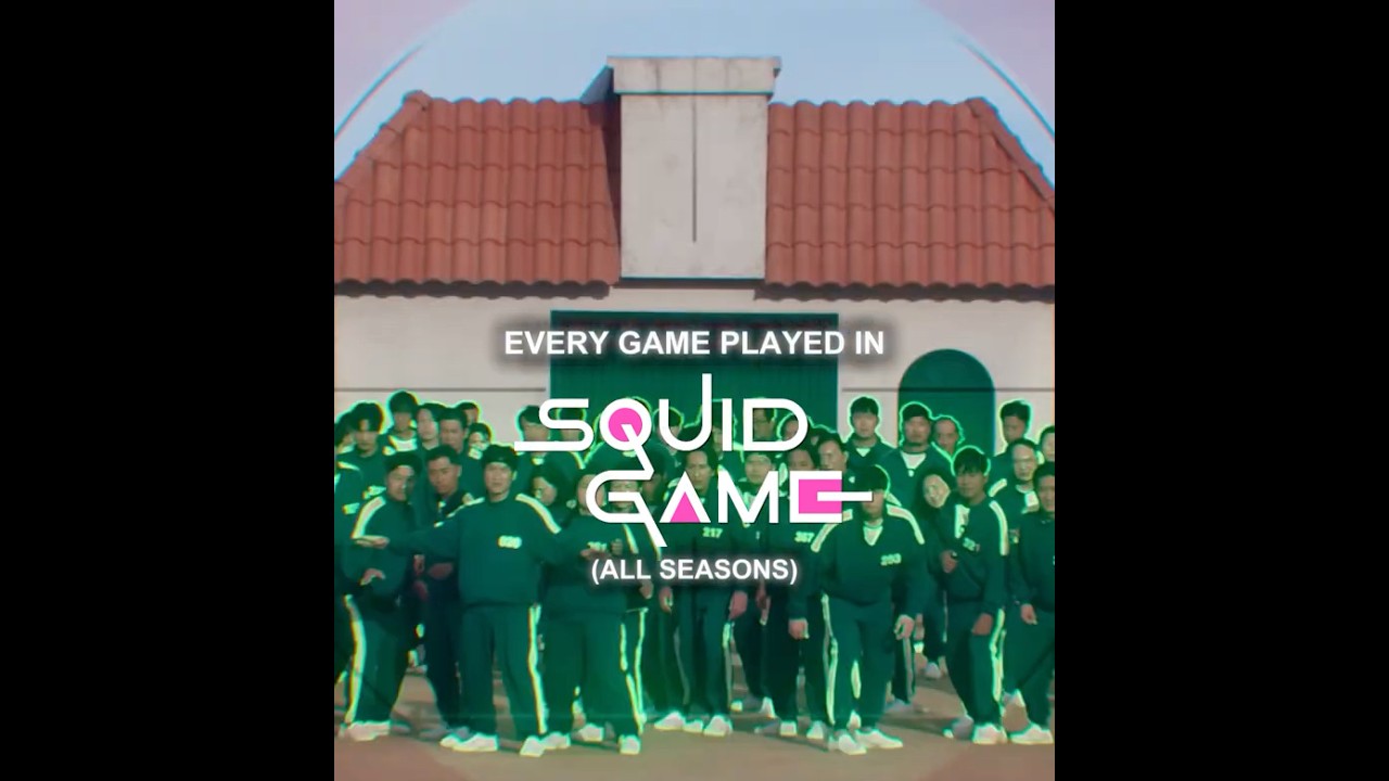 Every Game Played In Squid Game | Edit #shorts #squidgame3