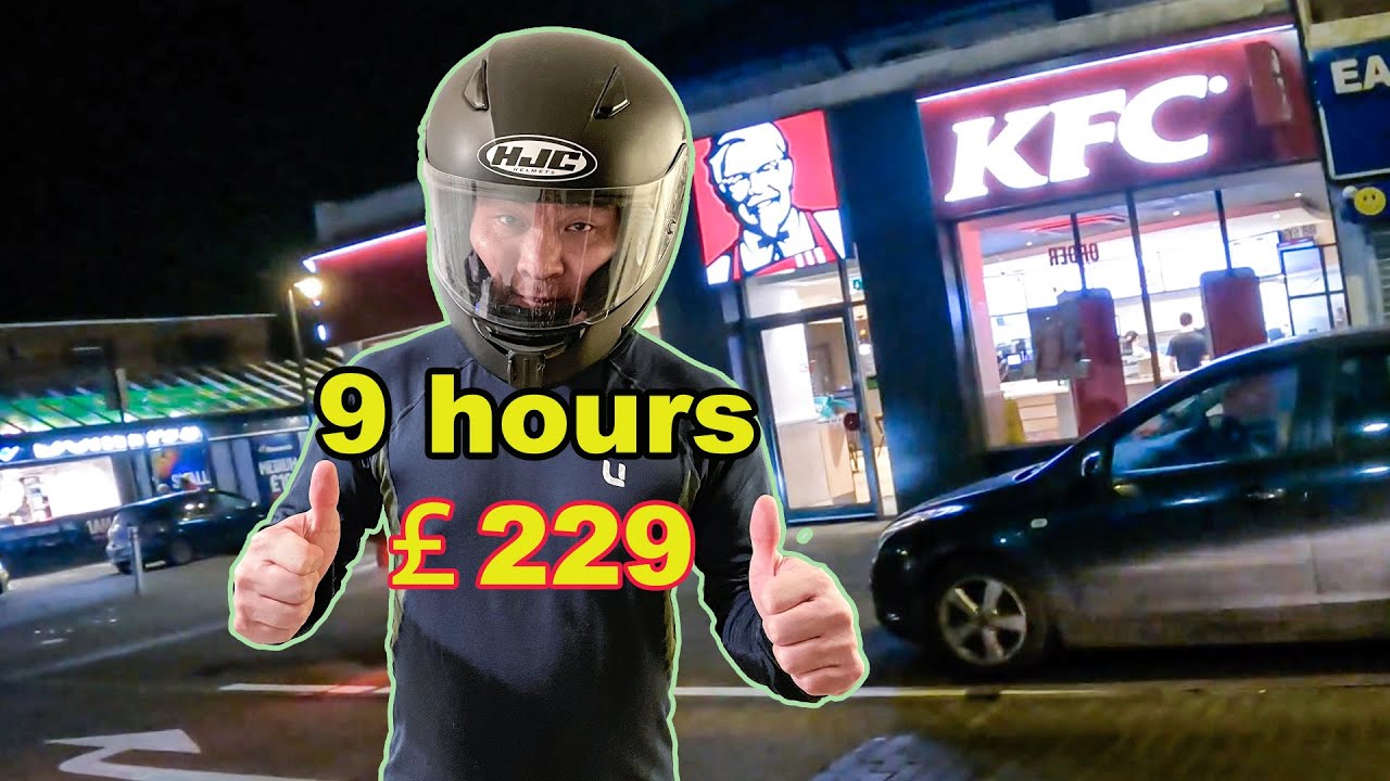 9 hours £229! Crazy Friday Food Delivery on My Scooter in UK