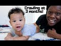 Baby is Crawling at 3 MONTHS OLD!! | Vlogmas Day 1