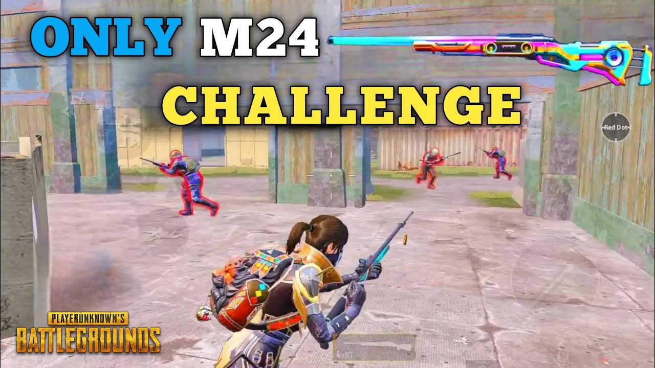 USING ONLY M24 GUN PUBG MOBILE GAMEPLAY GAMER BOBBY #pubgmobile #pubg ...