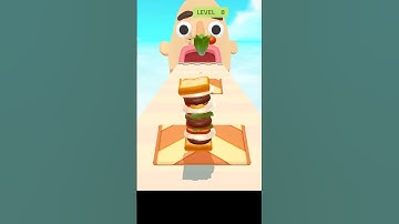 Sandwich Runner - Speed Run All Levels Gameplay Walkthrough Android, ios New Update #game #shorts