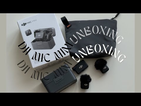 🇲🇨 DJI MIC MINI UNBOXING l DJI 마이크 미니 아이폰 연결 및 간단 사용법 + 사용 후기영상까지