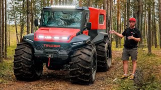 видео: НАСТОЯЩИЙ ТАНК НА БЕЗДОРОЖЬЕ, ВЕЗДЕХОД TINGER - чем смог он УДИВИТЬ? картинка: НАСТОЯЩИЙ ТАНК НА БЕЗДОРОЖЬЕ, ВЕЗДЕХОД TINGER - чем смог он УДИВИТЬ?