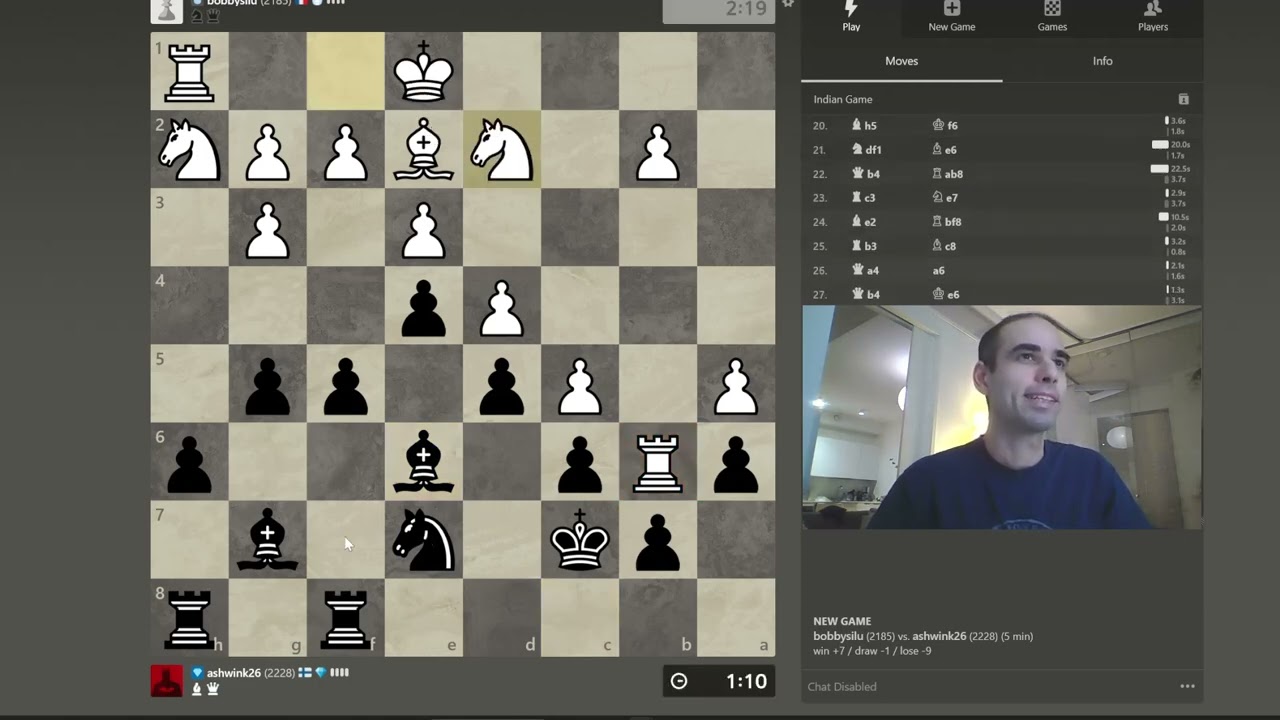 Chess - I guess the outclocker became the Outclockee