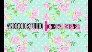 Android Studio - OnKeyListener