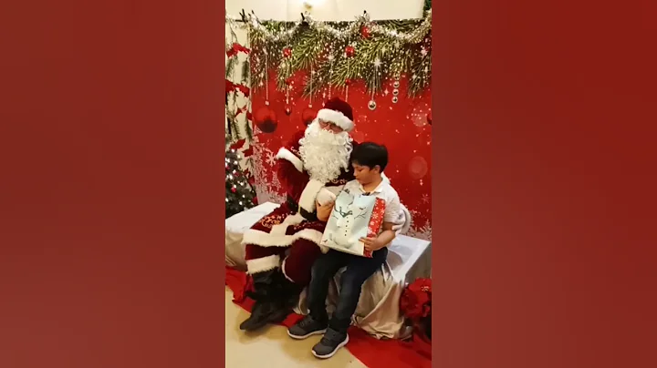 #ethan received a gift from Santa 🎅😍❤.