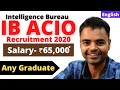 IB ACIO Grade 2 Notification 2020-  Any Graduate, Salary, Syllabus, Books, Test Series1