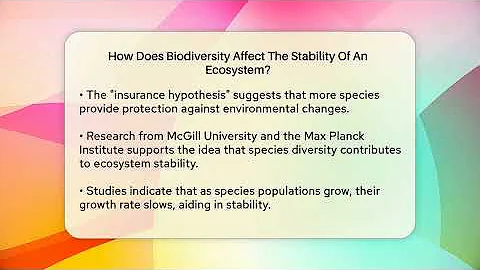 How Does Biodiversity Affect The Stability Of An Ecosystem? - Ecosystem Essentials