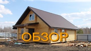 ОБЗОР ДЕРЕВЯННОГО ДОМА ИЗ БРЕВНА Ф240