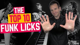 The Top 10 Piano Funk Licks 🎹