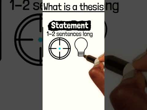How to write a STRONG thesis statement!