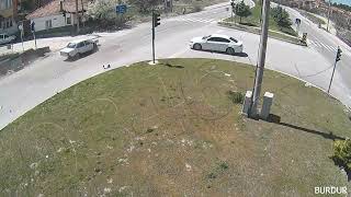 Burdur'daki kazanın mobese görüntüleri