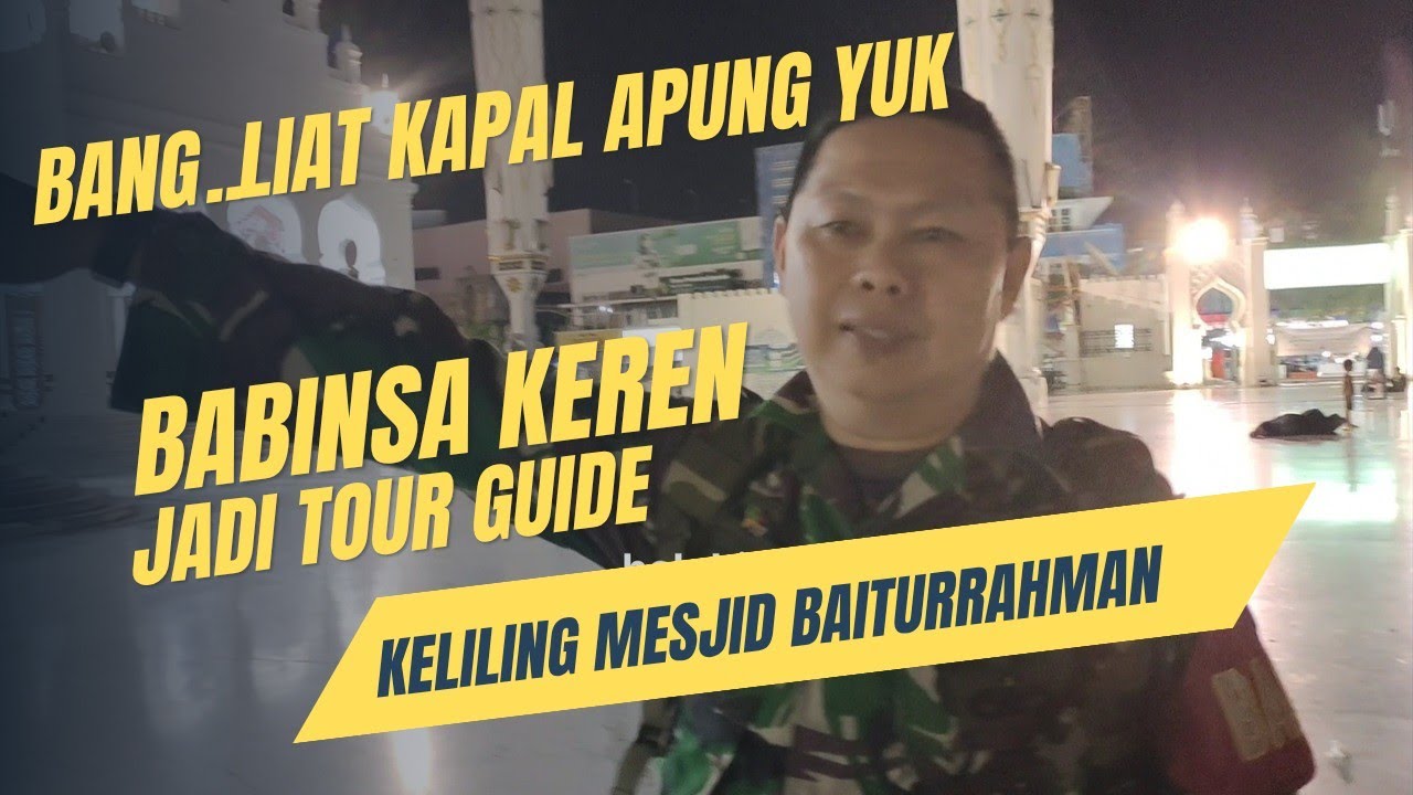 ARSITEKTUR MESJID RAYA  BAITURRAHMAN BANDA ACEH EMANG KEREN | KOGABWILHAN I MENYALA