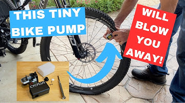 CYCPLUS Cube Review  - TINY ELECTRIC TIRE PUMP! Are CO2 Inflators Dead ☠️? #bike #bikerepair