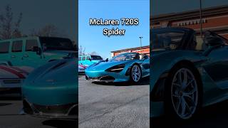 Peep This Beautiful Mclaren 720S Spider Pushing 710 Bhp From A 4.0L Twin-Turbo V8 That Color