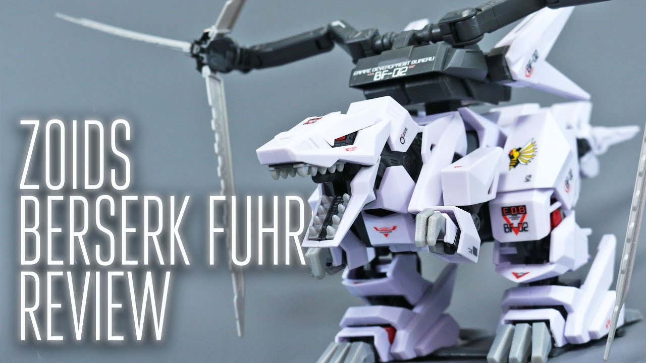 ゾイド　BF-02 BERSERK FUHRER ロボットモデル ZA Model 1/72 BF-02 Berserk Fuhrer Model Kit White Blue