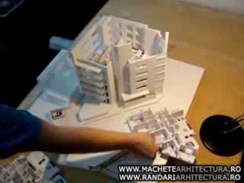 Demountable Office Building Scale Model