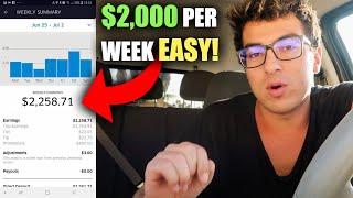 How to EASILY Make $2,000 Per Week As A Uber Driver
