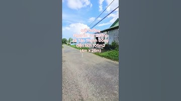 Đất đường Nguyễn Thị Dưỡng, xã Tân Thạnh Đông, dt 105m2, chỉ 1 tỷ 950 #đất_củ_chi #shorts