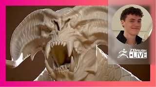 Organic Character & Creature Sculpting: Balrog Lord of the Rings - Luc Tschopp - ZBrush 2022