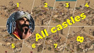 🐎🏰 All Saladin castles | Stronghold crusader