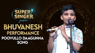 Bhuvanesh's Poovullo Daagunna Song Performance | Super Singer Junior | StarMaa