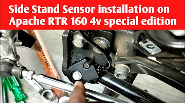 Tvs Apache RTR 1604v special edition side stand installation