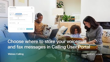 Choose where to store your voicemail and fax messages