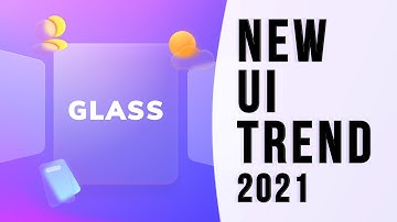 "Glassmorphism" New UI Design Trend 2021 + Figma & Xd Tutorial | Design Essentials