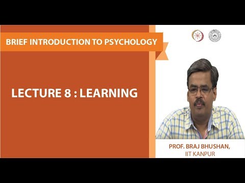 Lecture 8 : Learning