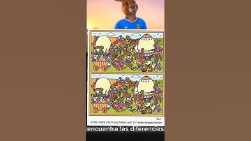FIND 5 DIFFERENCES in 20 SECOND#SpotTheDifference #BrainTeaser #ShortsChallenge #puzzle