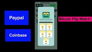 0.03$ Min Cashout : Bitcoin Flip Match Game - Earn BTC, Paypal, Coinbase, earn making money online screenshot 4