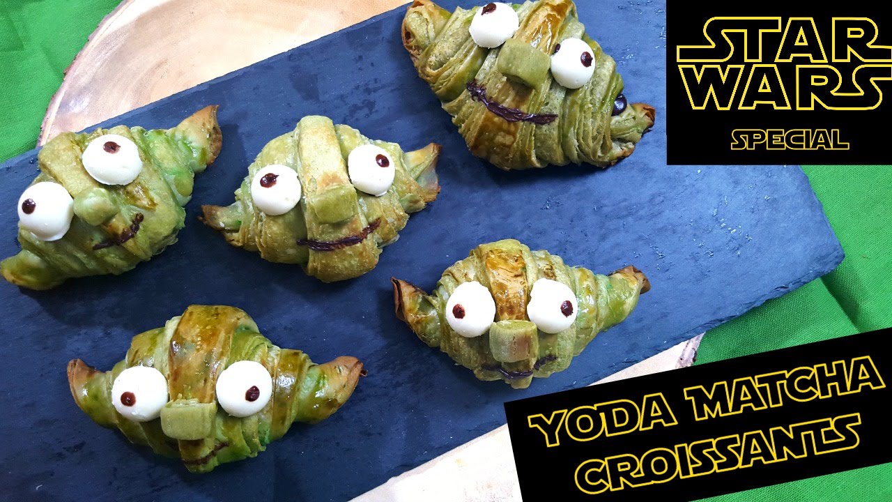 Yoda Matcha Croissants - Star Wars Day Special - La Cooquette