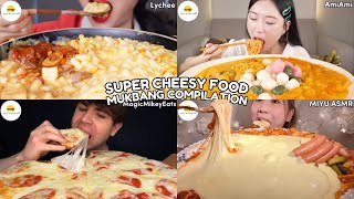 Asmr Super Cheesy Food Mukbang Compilation