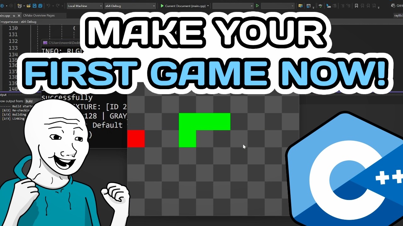 Make your first C++ game today as a beginner, Full tutorial, No more ...