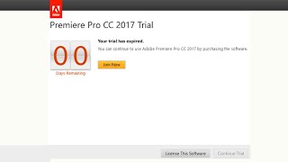 How to activated Adobe Premiere Pro cc 2017