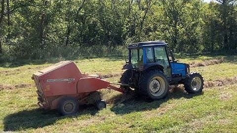 Baling Some Round Bale Hay - East Tennessee Fall ‘23