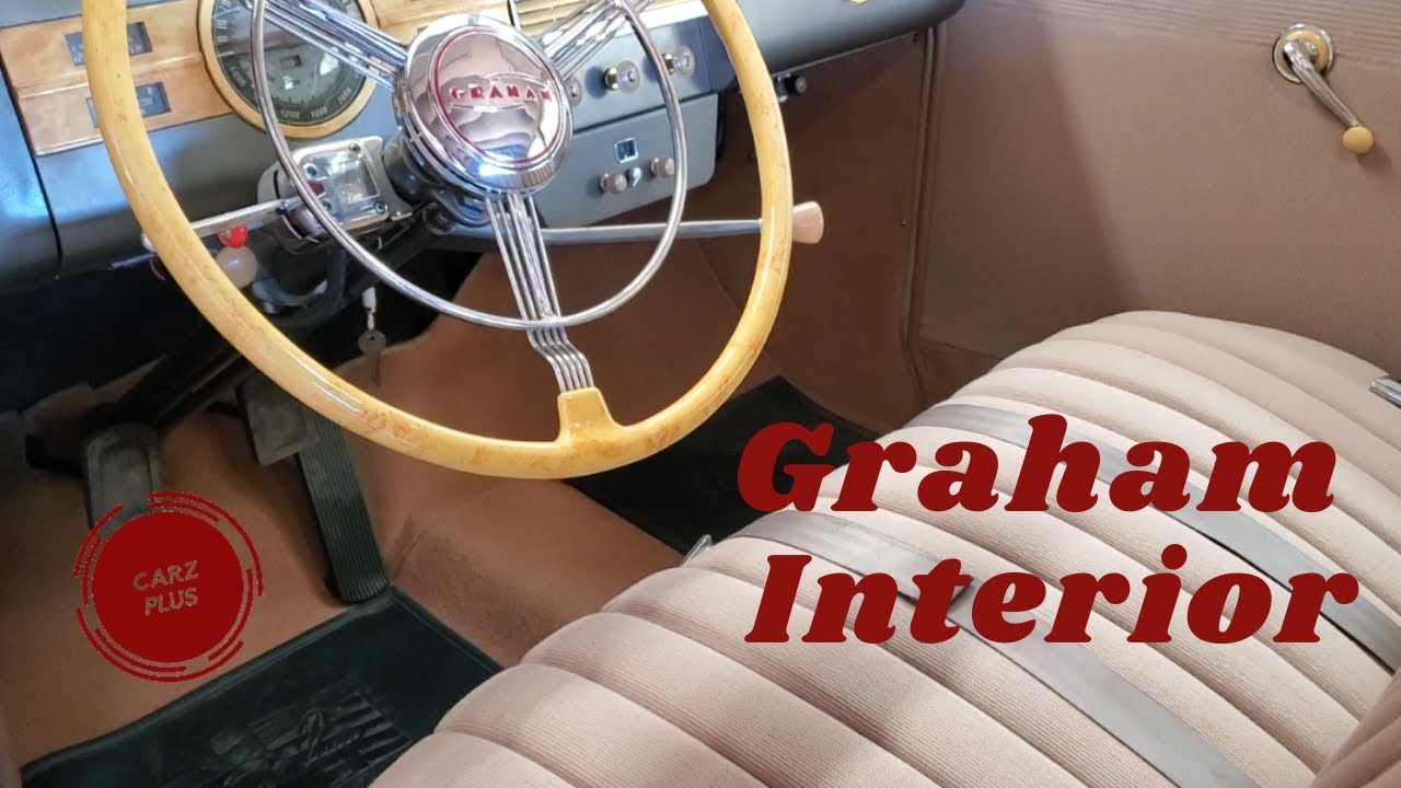 Graham Sharknose Interior - 1930's & 1940's Car Interior Materials
