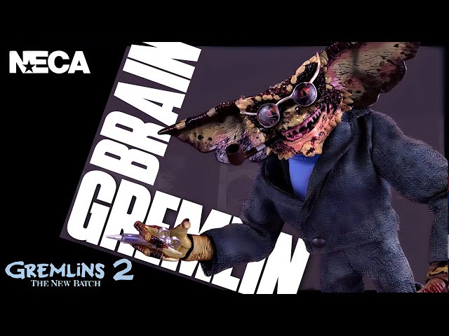 Figurine articulée Neca Gremlins 2 figurine Ultimate Brain Gremlin