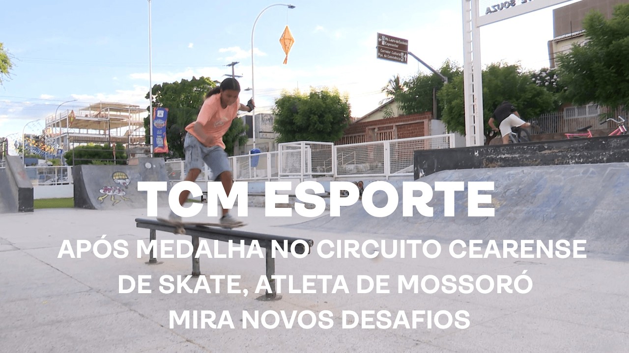 TCM Notícia Esportes - Após medalha Circuito Cearense Skate, atleta de Mossoró mira novos desafios