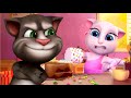 Talking Tom 😂  Tom w Totalnym Rozgardiaszu 😂 Kolorowy Świat Bajek 🍿 Super Toons TV - Bajki Po Polsku
