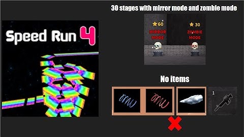 400 sub special 2/3: Speed run 4: Zombie and mirror mode, no items